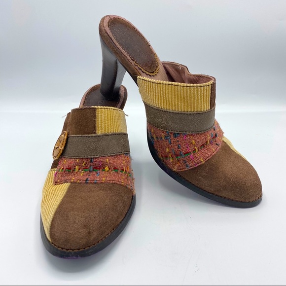 Kensie Shoes - Kenzie Patchwork Mules